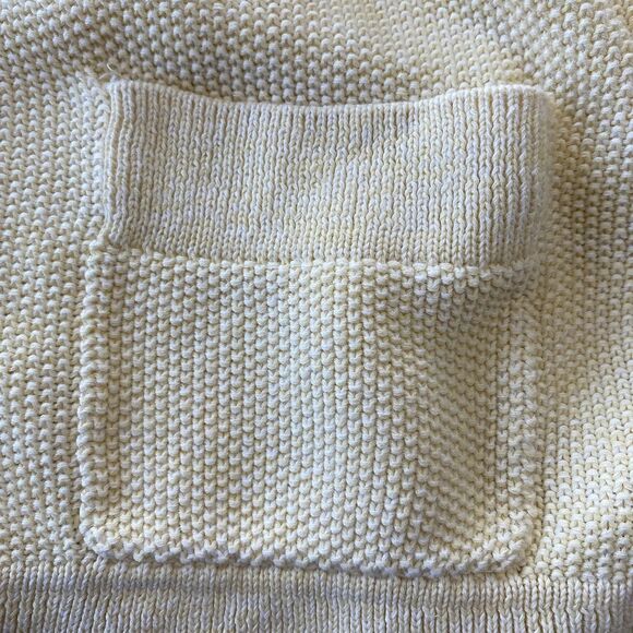 Appleseed’s Linen Blend Open Cardigan Women's 1X Yellow Sweater - Picture 7 of 10